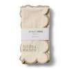 Afbeelding Riviera Maison Soft Wave Servetten set van 4 3