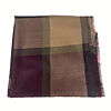 Afbeelding sjaal tartan square damson 2