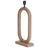 Afbeelding Tafellamp Paceco hout mat naturel L 2