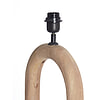 Afbeelding Tafellamp Paceco hout mat naturel L 3