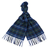Tartan scarf lambswool Seaweed tartan