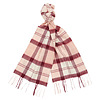 Tartan scarf Pink/Grey