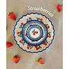 Afbeelding Teabag Dish rond - Strawberries 3