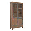 Afbeelding Teak Industriele Glaskast 1