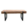 Afbeelding Teak Industriele Salontafel 2