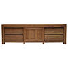 Afbeelding Teak TV-dressoir greeploos 1