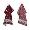 Thee- en keukendoek Forest Animals Burgundy