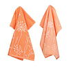 Thee- en keukendoek Wild Flowers Orange