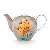 Theepot Blooming Tales Fantasy Khaki-blue