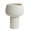 Afbeelding Vaas deco Feya keramiek creme s 1