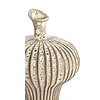 Afbeelding Vaas deco Nevano mat donker bruin creme L 3