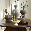 Afbeelding Vaas deco Nevano mat donker bruin creme m 3