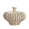 Afbeelding Vaas deco Nevano mat donker bruin creme s 1