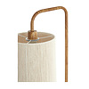 Afbeelding Vloerlamp Donio hout print naturel + touw creme 2