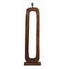 Afbeelding Vloerlamp Kelafo hout choc bruin 1