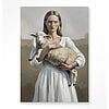 Afbeelding Wandkleed Baby Sheep Met Frame 80x110 1