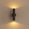 Afbeelding Wandlamp Como 2 lichts Incl. Lampen Platinum 2