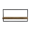 Wandplank Maddison hout donker bruin M