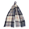 Welton tartan scarf Bleached Pine 