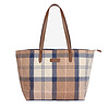 Afbeelding Wetherham Quilted Tartan Tote Primrose Hessian 1