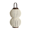 Afbeelding Windlicht Arbore Linnen + hout donkerbruin M 1