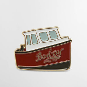 Barbour Pin Badge Boat