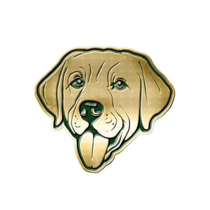 Barbour Pin Badge Labrador