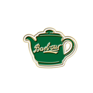 Barbour Pin Badge Teapot