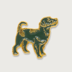 Barbour Pin Badge Terrier
