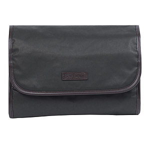 Barbour Wax hangende toilettas olive