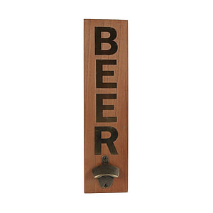 Bieropener Beer hout