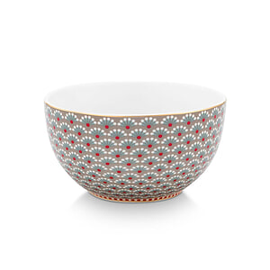 Bowl Blooming Tales Khaki 12cm