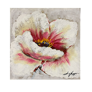 Canvas Schilderij Bloem Roze