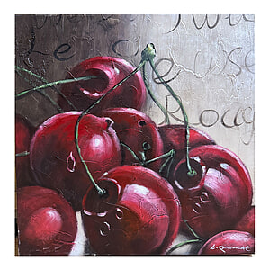 Canvas Schilderij Kersen 