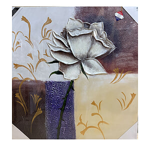 Canvas Schilderij olieverf Bloem