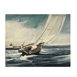 Canvas Schilderij Sail Boat