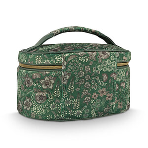 Cleo Beauty Case Quilted Daisy Dreams Green