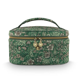 Cleo Beauty Case Quilted Daisy Dreams Green