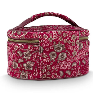 Cleo Beauty Case Quilted Daisy Dreams Red