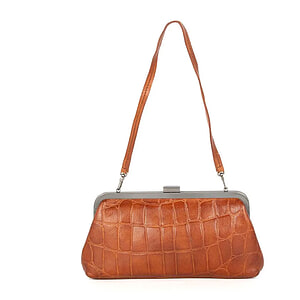 Clutch leer Cherice Brandy