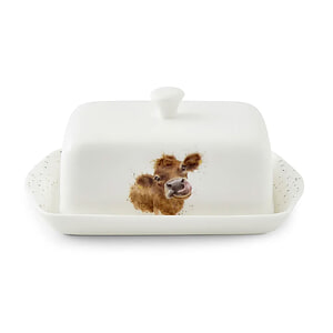Covered Butter Dish Cow