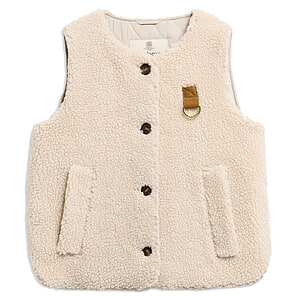 Dames bodywarmer Fleece Bowes Ecru 
