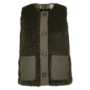 Dames bodywarmer Kintra Olive Ancient tartan