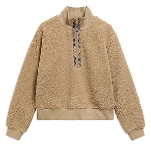 Dames Fleece Fawne Warm Trench 