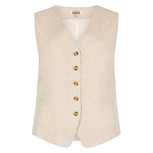 Dames Gilet Killaloe Oatmeal