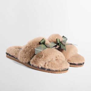 Dames Pantoffel Eleanora Taupe
