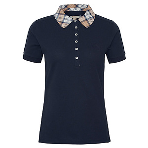 Dames Polo Malvern navy/primrose