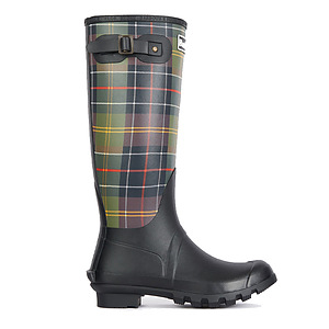 Dames Regenlaars Bede Black Classic Tartan