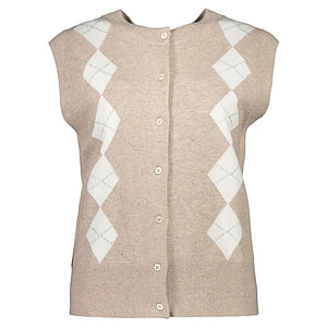 Dames Spencer Argyle Cornstalk Mel
