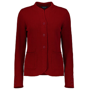 Dames Vest Blazer Cabernet